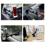 Universal 360° Degrees  Rotations  Adjustable Car Windshield Dashboard Suction Cup Mount Holder Stand For Mobile Cell Phone