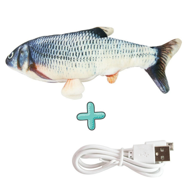 Electronic Pet Cat Toy Electric USB Charging Simulation Fish Toys for Dog Cat Chewing Playing Biting Supplies Dropshiping